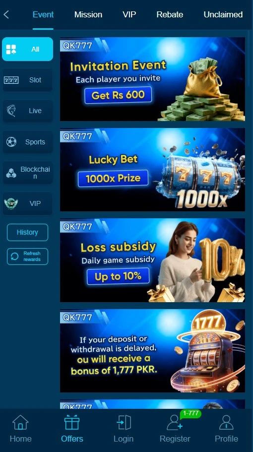 QK777 Bet Game